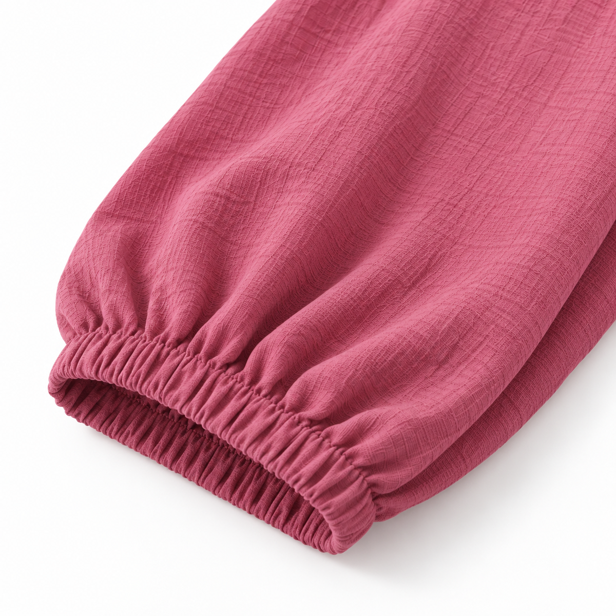 ZOALIN - Everyday Asymmetric Tunic & Pants Set - Dusty Pink - cuff detail