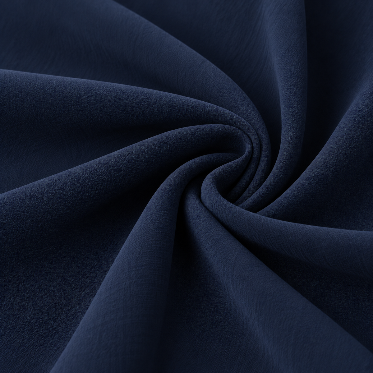 ZOALIN - Everyday Button-Detail Tunic & Pants Set - Navy - fabric detail