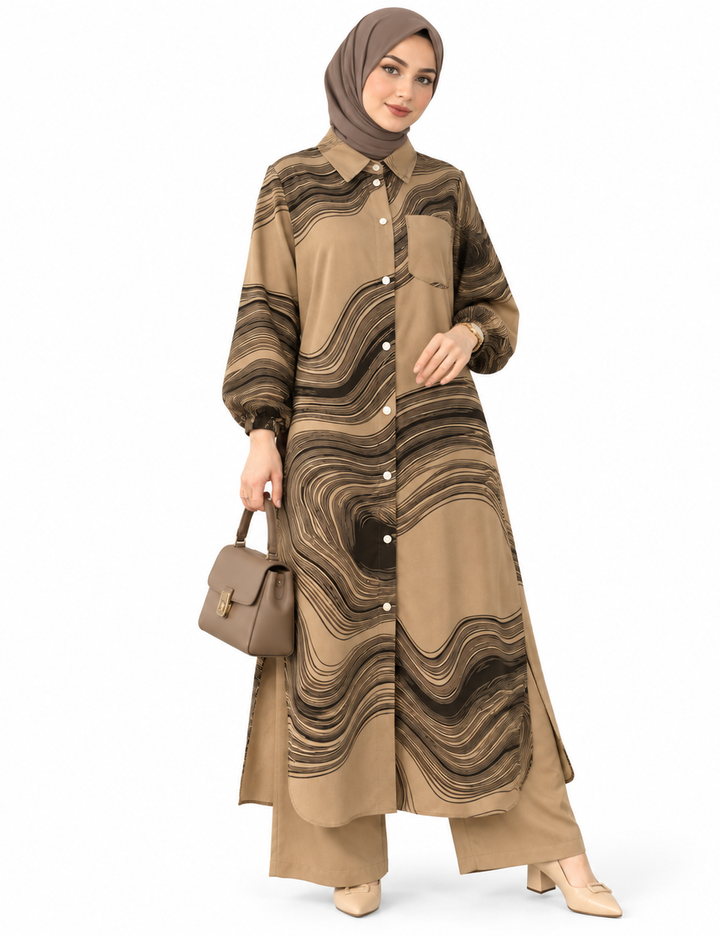 Tunika-Set mit Print