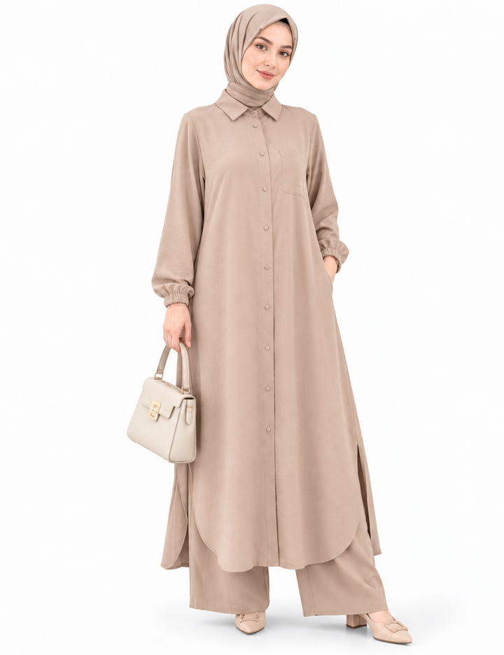 Tunika-Set im Lagenlook